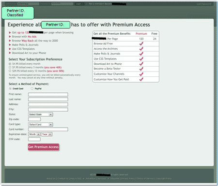 Case Study 2 - Treatment 3: Offer/Payment Page