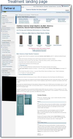 Case Study 3: Treatment Landing Page
