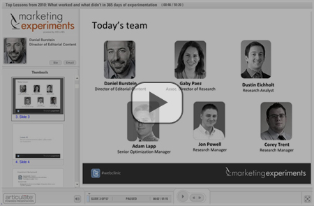 Webinar Video 2010-08-11