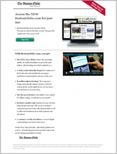 The Boston Globe Control