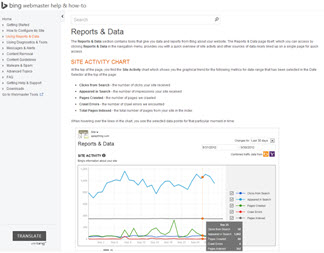 Bing Webmaster Tools